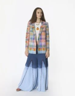 The Flared Denims With Hand Work