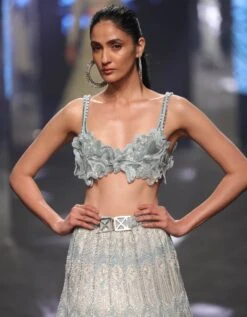 Ice Burst Tissa Lehenga Set -Africans Shop rmst0123083