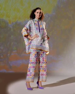 White Loving Vincent Rosa Chanel Top