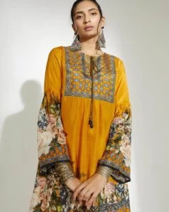 Mustard Notting Hill Pankti Top -Africans Shop rr234794