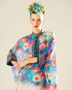 Turquoise Eden Chanel Top -Africans Shop rr237134