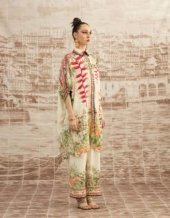 Beige Heliconia Kamara Shirt -Africans Shop rr263123