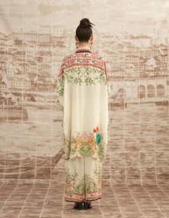 Beige Heliconia Kamara Shirt -Africans Shop rr263127