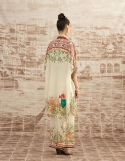 Beige Heliconia Kamara Shirt -Africans Shop rr26312b