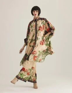 Pale Rose Redoute Kamara Shirt -Africans Shop rr288034