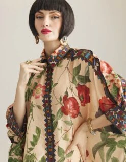 Pale Rose Redoute Kamara Shirt -Africans Shop rr288035