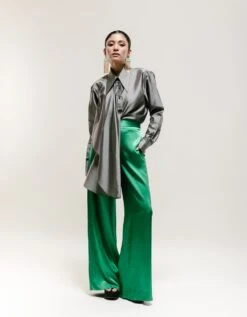 The Stylish Flair Shirt In Grey