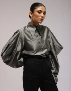 The Cascading Cowl Shirt -Africans Shop s10054