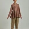 Beige Autumn Field Wool Top -Africans Shop saivr005ahwoolpl1