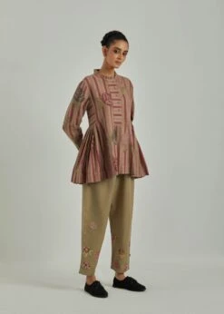 Beige Autumn Field Wool Top -Africans Shop saivr005ahwoolpl2