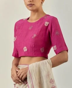 Pink Petal Blouse -Africans Shop saivr042sumhlpk2