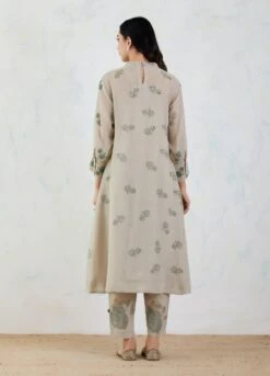 Sepia Beige Wool Pants (VR-008) -Africans Shop saivr070cd b