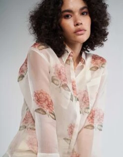 Spring Fling Organza Shirt -Africans Shop sass23sh0653