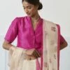 Panache Pink Mulberry Silk Blouse