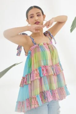 Mint Green Strap Top -Africans Shop ss23nk024