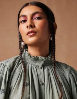 Pale Blue Elsa Top -Africans Shop ss24etpb4