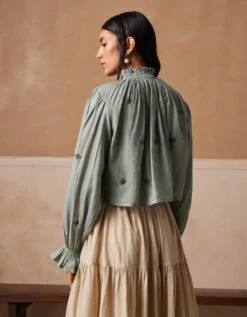 Pale Blue Elsa Top -Africans Shop ss24etpbb