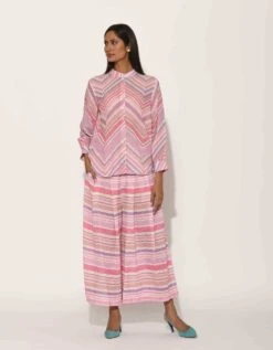 Pink Dots Chveron Shirt