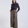 Ajrakh Print Silk Pant -Africans Shop tb04aw23aj1