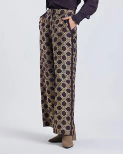 Ajrakh Print Silk Pant -Africans Shop tb04aw23aj3