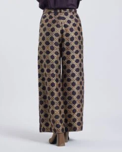 Ajrakh Print Silk Pant -Africans Shop tb04aw23ajb
