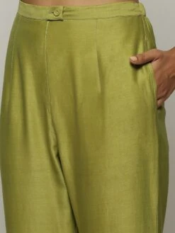 Geometric Diamond Embroidery Tapered Pant -Africans Shop tr1110974