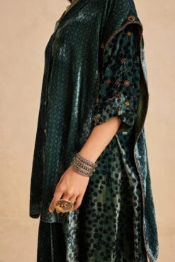 Ruhaani Kimono Sleeve Shirt In Blue -Africans Shop v2303a4