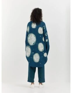 Turquoise Shibori Shirt -Africans Shop vboymsk70bm117b