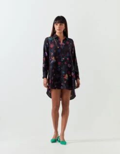 Midnight Vineyard Udaan Shirt In Silk 50G