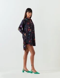 Midnight Vineyard Udaan Shirt In Silk 50G -Africans Shop ws470cs50g5973